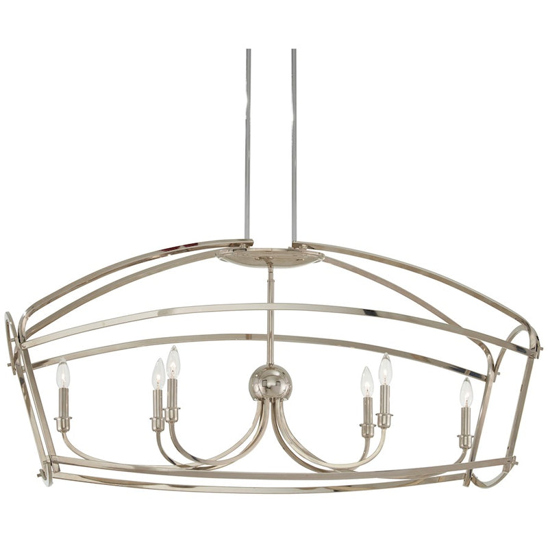 Minka Lavery Tyson's Gate 48in 3-Light Wall Sconce | Transitional Polished Nickel Steel | Hallway & Living Room Accent | Model 4776-613