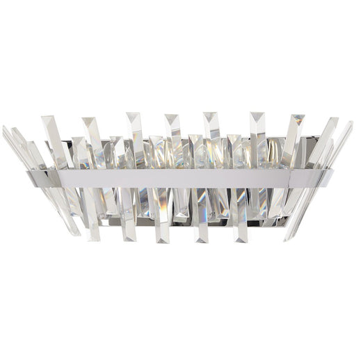 Minka Lavery Echo Radiance 21in 4-Light Vanity | Chrome Clear Glass | Bathroom Vanity Light | 7 x 21 x 7 in | Model 4813-77