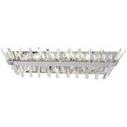 Minka Lavery Echo Radiance 30in 8-Light Vanity Light | Chrome Steel and Clear Glass | Bathroom Vanity | 30 x 7 x 7 in | Model 4815-77