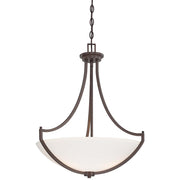 Minka Lavery Middlebrook 21in 3-Light Pendant | Transitional Vintage Bronze | Kitchen Island & Dining Room | 21 x 21 x 25 in | Model 4934-284