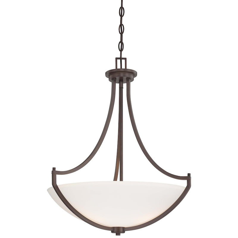Minka Lavery Middlebrook 21in 3-Light Pendant | Transitional Vintage Bronze | Kitchen Island & Dining Room | 21 x 21 x 25 in | Model 4934-284