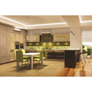 Minka Lavery Tilbury 24in 6-Light Chandelier | Transitional Polished Nickel and Clear Glass | Dining Room & Living Room | Model 4986-613