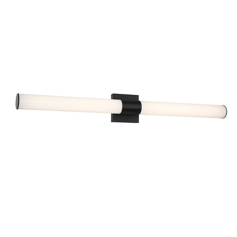 Minka Lavery Vantage LED Round 36in Wall Sconce | Coal and White PC Lens | Living Room & Hallway Accent | 36 x 5 in | Model 5075-66A-L