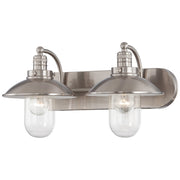 Minka Lavery Downtown Edison 3-Light Chandelier | White and Soft Brass with Clear Glass | Kitchen Island & Dining Room | Model 5138-799