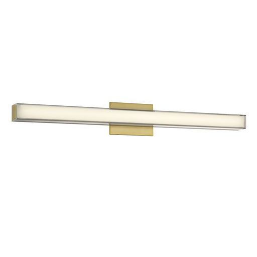 Minka Lavery Vantage 1 Light 36" LED Bath Vanity, Ashen Brass /Clear - 514-787-L