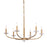 Minka Lavery Atella 6 Light Chandelier, Ashen Gold/Clear - 5286-788