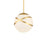 Minka Lavery Batignolles By Robin Baron 1 Light Pendant, Gold/Opal - 5431-853