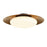 Minka Lavery Zinola 1 Light 24" LED Flush, Sand Coal/Gold/Opal - 5628-869-L