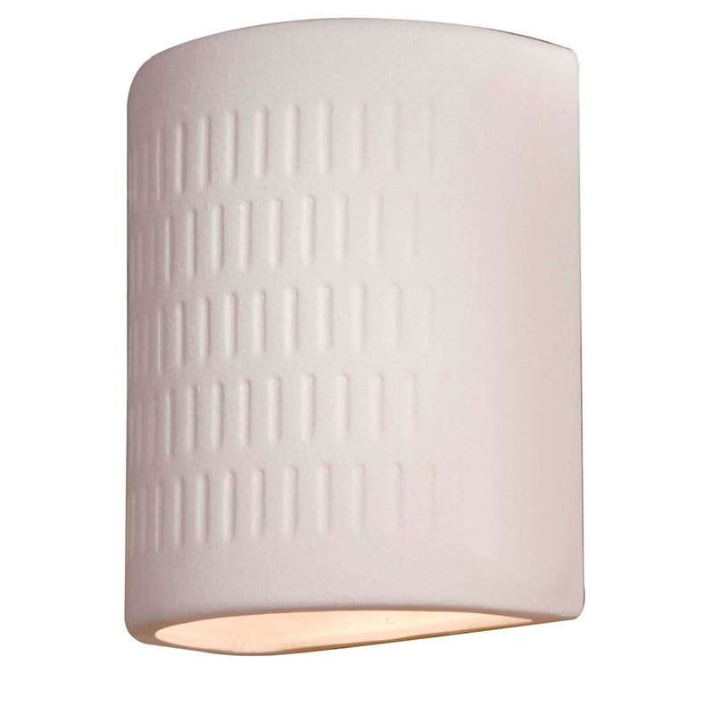Minka Lavery Ceramic 1-Light Wall Sconce | Traditional White Ceramic | Indoor & Covered Outdoor | 8 x 5 x 10 in | Model 564-1