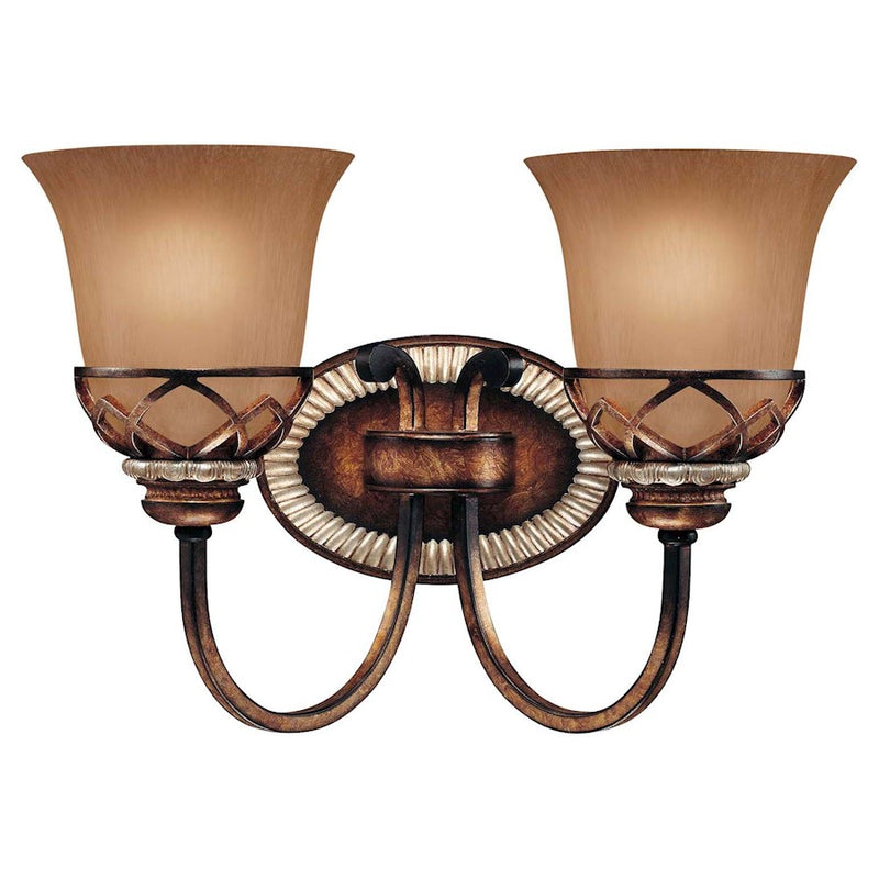 Minka Lavery Aston Court 14in 2-Light Bath Vanity | Neo-Classical Aston Court Bronze and Metal | Bathroom Vanity Light | Model 5742-206