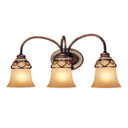 Minka Lavery Aston Court 23in 3-Light Bath Vanity | Traditional Aston Court Bronze and Metal | Bathroom Vanity Light | 23 x 8 x 10 in | Model 5743-206
