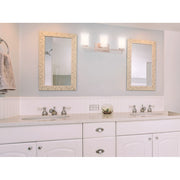 Minka Lavery Parsons Studio 24in 3-Light Bathroom Vanity Light | Brushed Nickel Transitional | Bathroom Vanity | 24 x 6 x 9 in | Model 6103-84