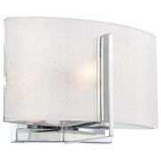 Minka Lavery Clarte 8in 1-Light Vanity Light | Contemporary Chrome | Bathroom & Powder Room | 8 x 5 x 6 in | Model 6391-77