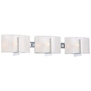 Minka Lavery Clarté 3-Light Bath Vanity Light | Chrome Steel | Bathroom Vanity & Powder Room | 26.75 x 5 x 5.5 in | Model 6393-77