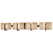 Minka Lavery Clarte 36in 4-Light Vanity Light | Contemporary Patina Iron and Clear Glass | Bathroom Vanity | 36 x 5 x 6 in | Model 6394-573