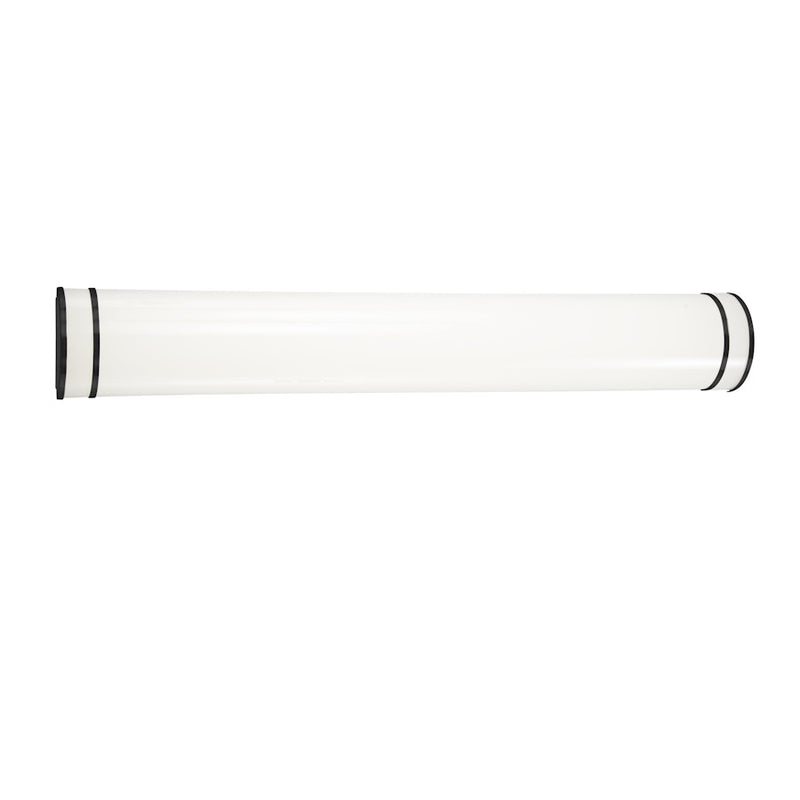 Minka Lavery Vantage 36in 1-Light LED Vanity | Modern Coal Steel and White PC | Bathroom Vanity & Powder Room | 36 x 5.5 x 3.25 in | Model 6412-66A-L