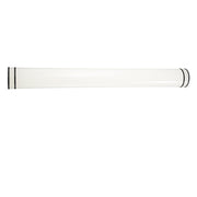 Minka Lavery Vantage 36in 1-Light LED Vanity | Modern Coal Steel and White PC | Bathroom Vanity & Powder Room | 36 x 5.5 x 3.25 in | Model 6412-66A-L