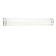Minka Lavery Vantage 36in 1-Light LED Vanity Light | Contemporary Brushed Nickel and White PC | Bathroom Vanity & Mirror Light | Model 6412-84-L