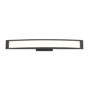 Minka Lavery Vantage 36in 1-Light LED Vanity Light | Contemporary Brushed Nickel and White PC | Bathroom Vanity & Mirror Light | Model 6412-84-L
