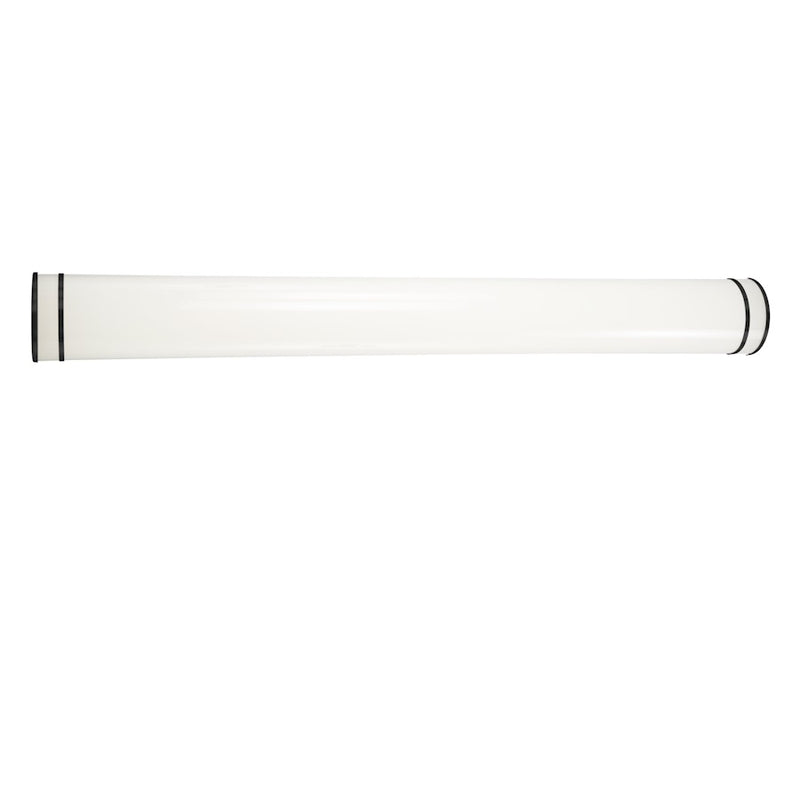 Minka Lavery Vantage 36in 1-Light LED Vanity Light | Contemporary Brushed Nickel and White PC | Bathroom Vanity & Mirror Light | Model 6412-84-L