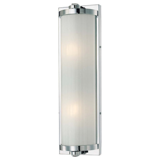 Minka Lavery Hyllcastle 2-Light Bath Vanity | Contemporary Chrome | Bathroom Vanity Light | 18 x 4 x 5 in | Model 6522-77