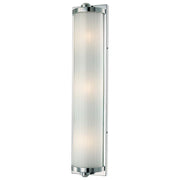 Minka Lavery Hyllcastle 24in 3-Light Vanity Light | Chrome and Clear Glass | Bathroom Vanity | 24 x 4 x 5 in | Model 6523-77