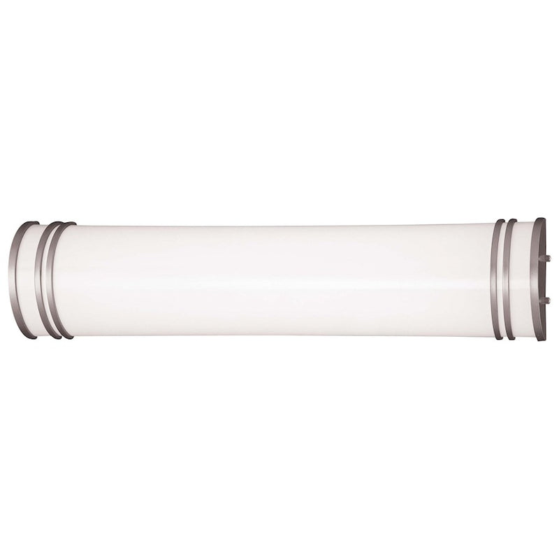 Minka Lavery 2-Light 26in Vanity Light | Contemporary Silver Finish | Bathroom Vanity | W 26 x D 4 x H 6 in | Model 664-PL