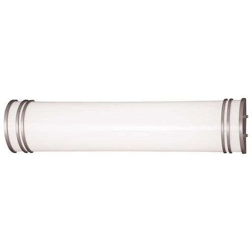 Minka Lavery 2-Light 26in Vanity Light | Contemporary Silver Finish | Bathroom Vanity | W 26 x D 4 x H 6 in | Model 664-PL