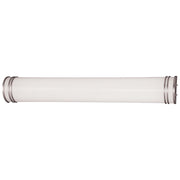 Minka Lavery 2-Light 38in Bath Vanity Light | Transitional Polished Silver | Bathroom Vanity Light | 38 x 4 x 6 in | Model 666-PL