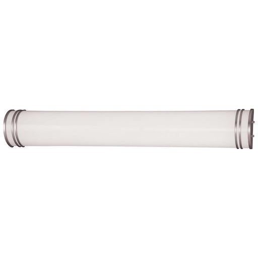 Minka Lavery 2-Light 38in Bath Vanity Light | Transitional Polished Silver | Bathroom Vanity Light | 38 x 4 x 6 in | Model 666-PL