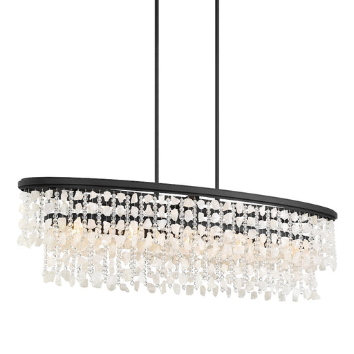 Minka Lavery Shimmering Elegance 5 Light Island Light, Sand Coal - 6707-66