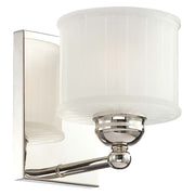 Minka Lavery 1730 Series 1-Light Vanity Light | Transitional Polished Nickel | Bathroom Vanity | W 6 x D 8 x H 8 in | Model 6731-1-613