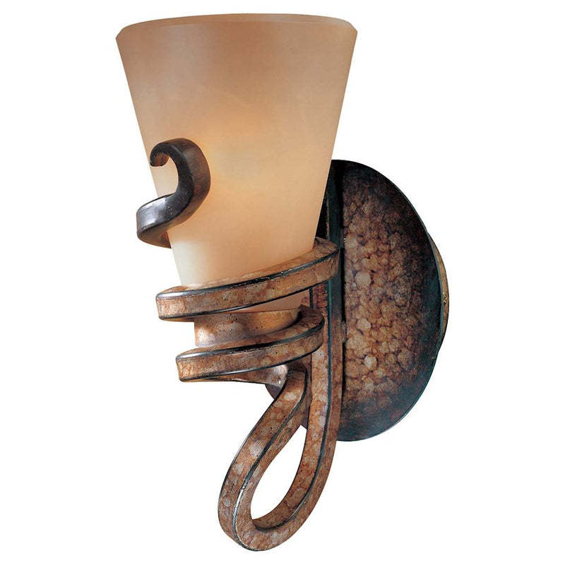 Minka Lavery Tofino 8in 1-Light Bath Vanity Light | Transitional Tofino Bronze and Clear Glass | Bathroom Vanity & Powder Room | Model 6761-211