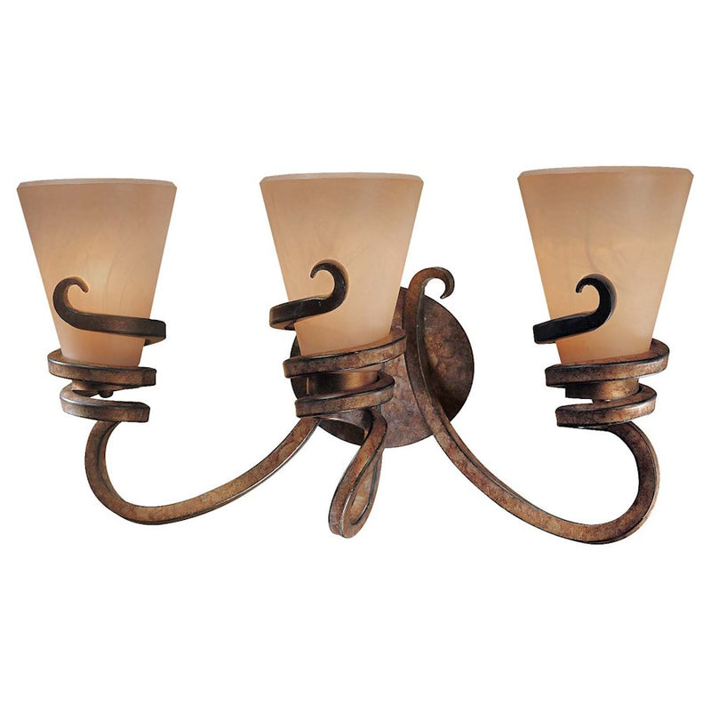 Minka Lavery Tofino 23in 3-Light Bath Vanity | Transitional Tofino Bronze | Bathroom Vanity & Powder Room | 23 x 8 x 12 in | Model 6763-211