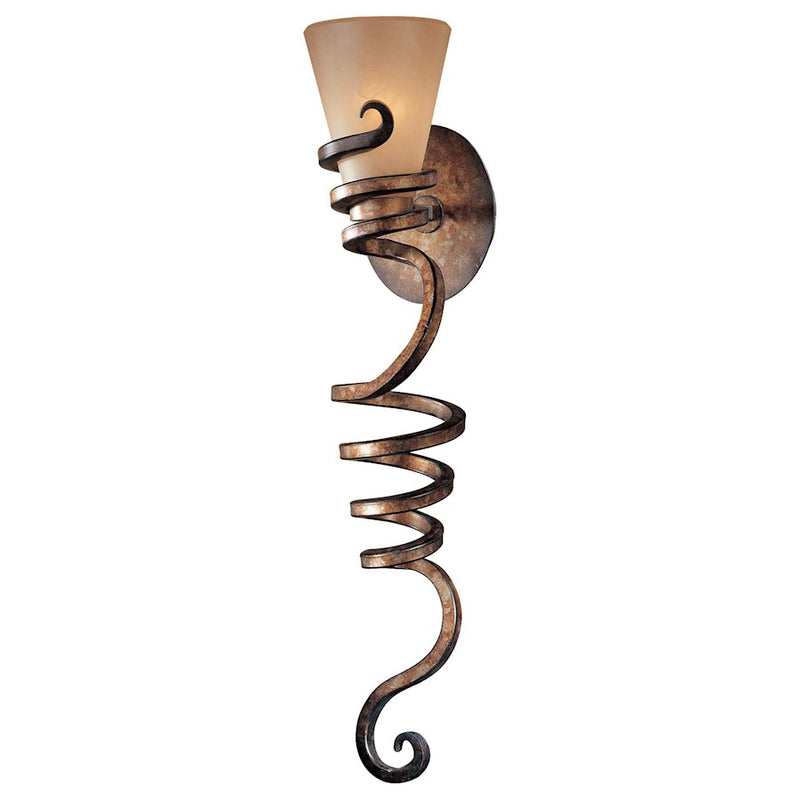 Minka Lavery Tofino 8in 1-Light Wall Sconce | Transitional Tofino Bronze and Clear Glass | Hallway & Living Room Accent | Model 6765-211