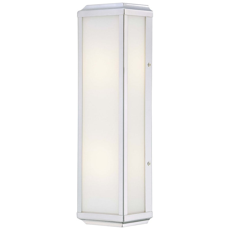 Minka Lavery Daventry 17in 2-Light Vanity Light | Traditional Polished Nickel | Bathroom Vanity | 17 x 4 x 4 in | Model 6912-613