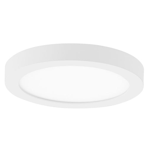 Minka Lavery LED 8in Flush Mount | White Clear Glass | Bathroom & Hallway Ceiling Light | 8 x 8 x 1 in | Model 708-44-L