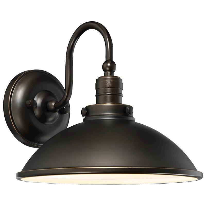 Minka Lavery Baytree Lane 10in Wall Sconce | Traditional Oil Rubbed Bronze and Gold Metal | Entryway & Hallway Accent | Model 71169-143C-L
