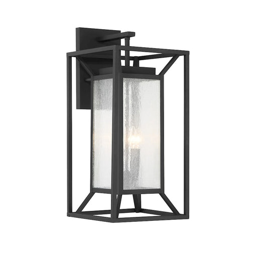 Minka Lavery Harbor View 4-Light 12in Wall Sconce | Transitional Sand Coal Aluminum | Covered Patio & Entryway | 12 x 12 x 25 in | Model 71263-66