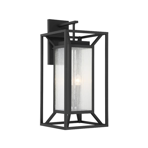 Minka Lavery Harbor View 14in 4-Light Wall Sconce | Sand Coal Finish | Outdoor Covered Patio & Entryway | 13.5 x 14.38 x 29.75 in | Model 71267-66