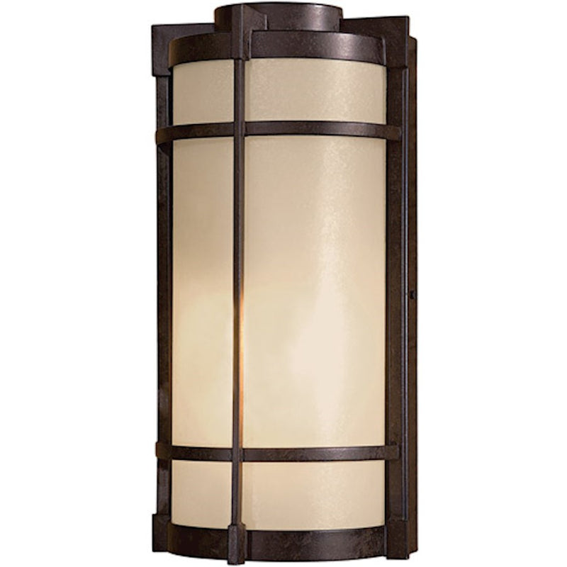 Minka Lavery Andrita Court 1-Light Outdoor Sconce | Transitional Textured French Bronze | Covered Patios & Entryways | Model 72020-A179