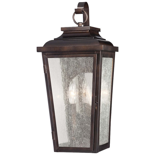 Minka Lavery Irvington Manor 8in 2-Light Wall Sconce | Traditional Chelsea Bronze | Entryway & Hallway Accent | 8 x 7 x 19 in | Model 72170-189