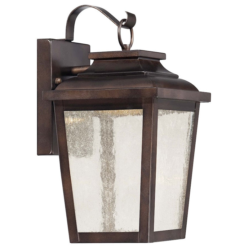 Minka Lavery Irvington Manor 12in Outdoor Wall Mount | Traditional Chelsea Bronze | Entryway & Covered Patio Lantern | Model 72171-189-L
