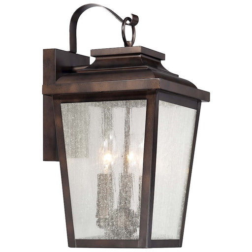 Minka Lavery Irvington Manor 3-Light Wall Lantern | Traditional Chelsea Bronze | Covered Patio & Entryway | 17 in H | Model 72172-189