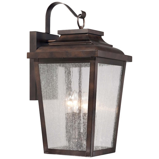 Minka Lavery Irvington Manor 4-Light Wall Sconce | Traditional Chelsea Bronze and Clear Glass | Entryway & Hallway | Model 72173-189