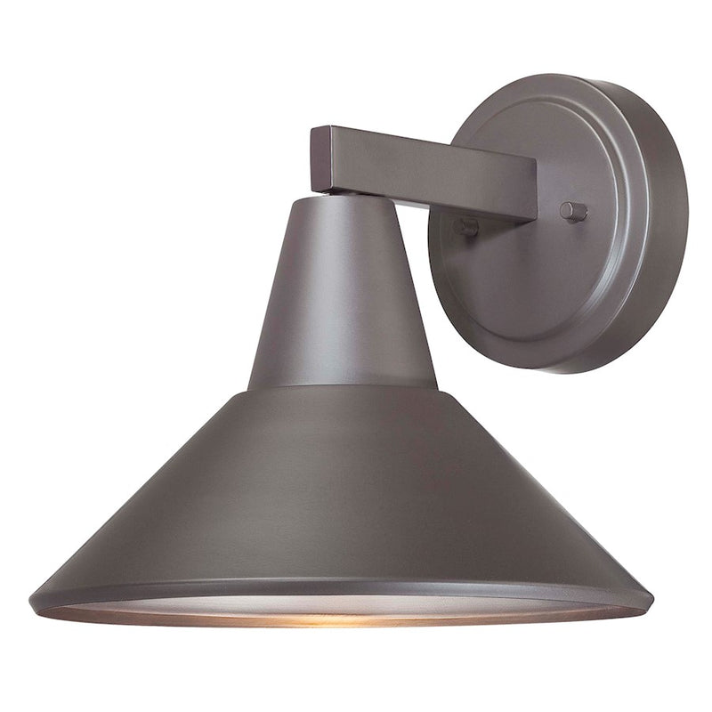 Minka Lavery Bay Crest 72212-615B 11in 1-Light Outdoor Wall Sconce | Transitional Dorian Bronze | Entryway & Covered Patio | Model 72212-615B