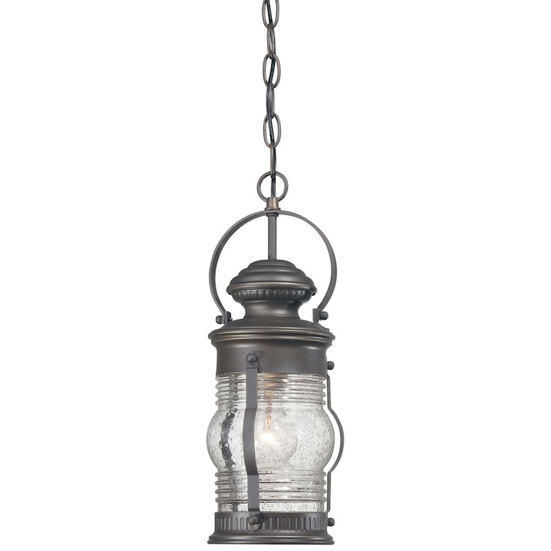 Minka Lavery Lynnfield 1-Light Chain Hung Pendant | Traditional Oil Rubbed Bronze and Gold Finish | Covered Patio & Entryway | Model 72234-143C