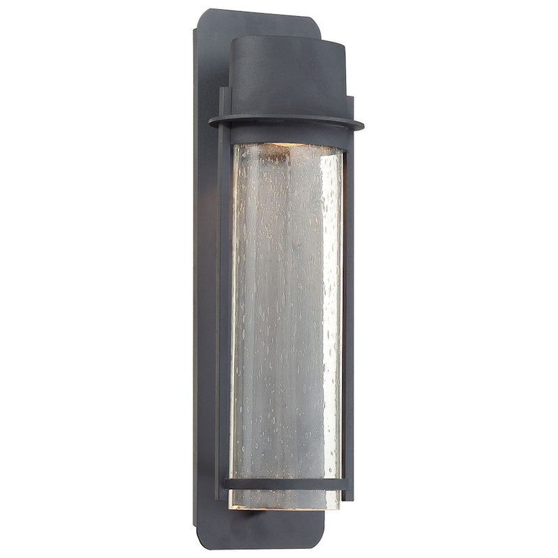 Minka Lavery Artisan Lane 6in 1-Light Outdoor Wall Mount | Transitional Coal Finish | Entryway & Porch | 6 x 6 x 18 in | Model 72252-66