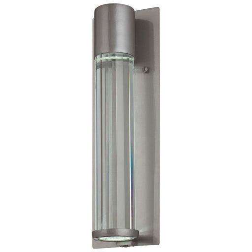 Minka Lavery Soare 15in 1-Light Wall Sconce | Contemporary Tinted Silver and Eidolon Krystal Glass | Living Room & Hallway Accent | Model 72322-247