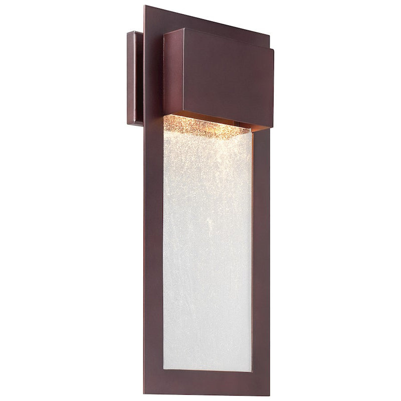 Minka Lavery Westgate 20in 2-Light Wall Sconce | Transitional Alder Bronze and Clear Seeded Glass | Entryway & Hallway | Model 72383-246